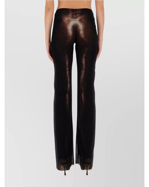 Jean Paul Gaultier Black Printed High-Rise Trousers