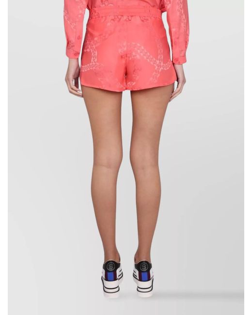 Stella McCartney Pink Silk Viscose Short Shorts