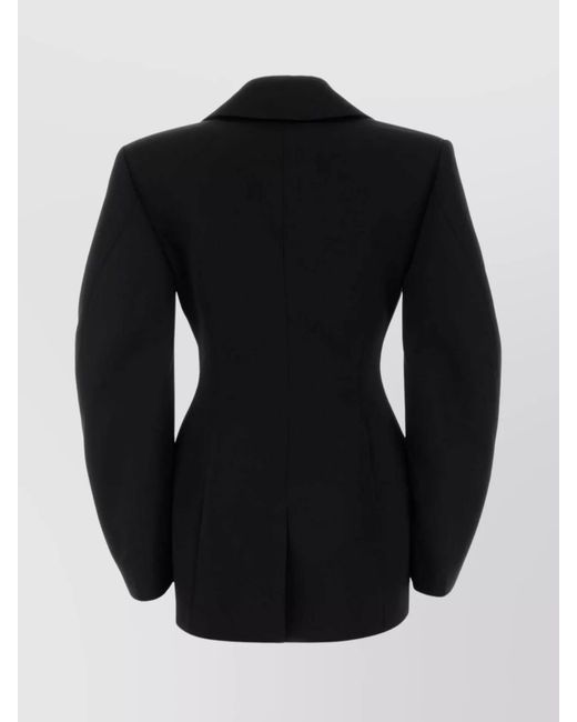 Givenchy Black Wool Single-Breasted Blazer