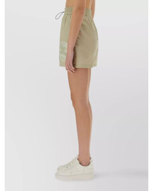 Burberry Green Short Shorts