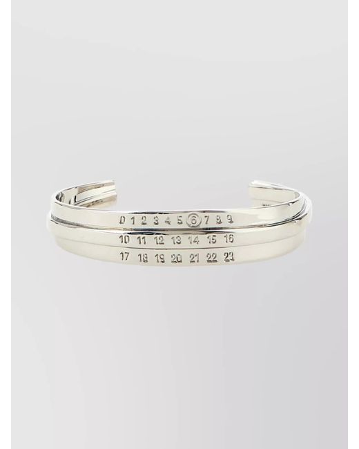 MM6 by Maison Martin Margiela Multicolor Modern Numeric Cuff Bracelet Design