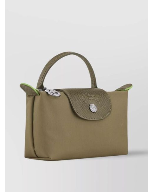 Longchamp Brown Le Pliage Original Clutch Bag