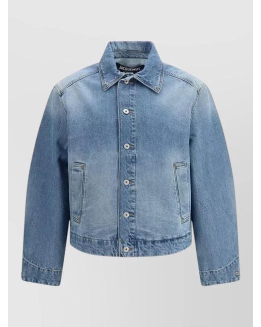 Jacquemus Blue Lightweight Jacket for men