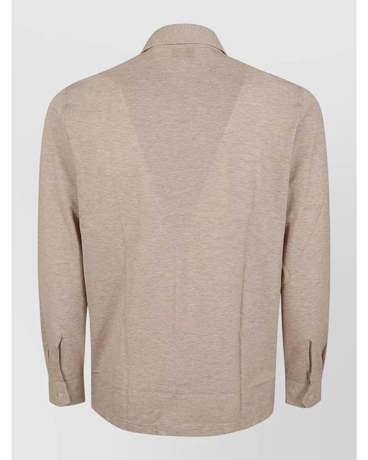 Barba Napoli Natural Oversized Shirt for men