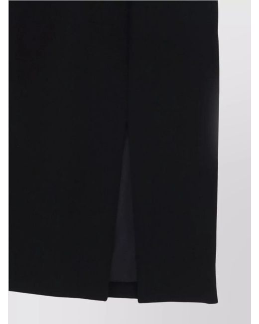Dolce & Gabbana Black Pleated Design Skirt For A Chic Look