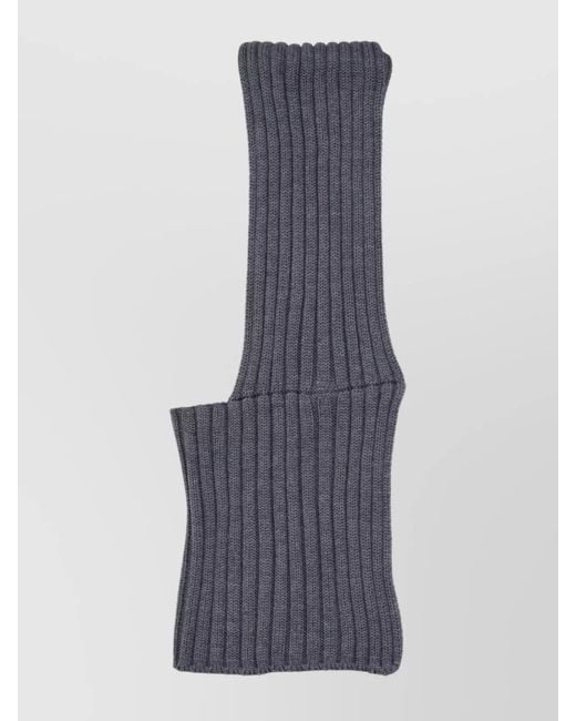 Niccolò Pasqualetti Blue Wool Scarf
