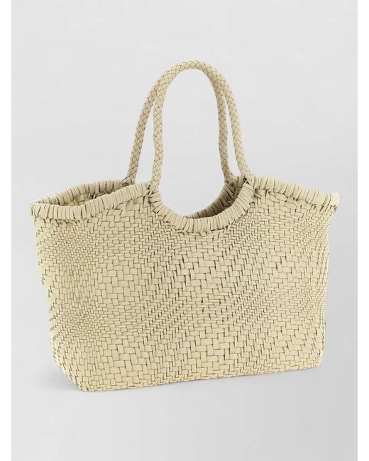 Dragon Diffusion Natural Nantucket Big Leather Beach Bag