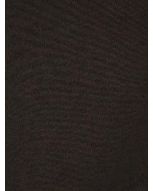 Vanisé Black Cashmere Turtleneck Sweater Long Sleeves Regular Fit