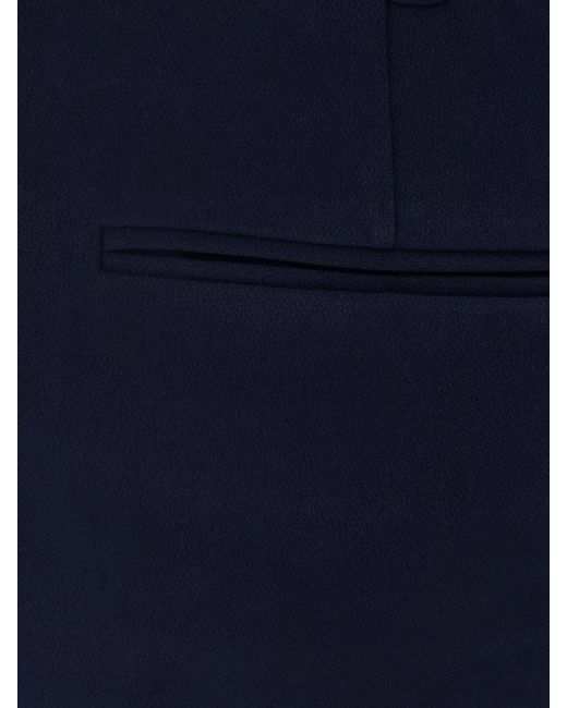 Michael Kors Blue Midnight Triacetate Blend Pant
