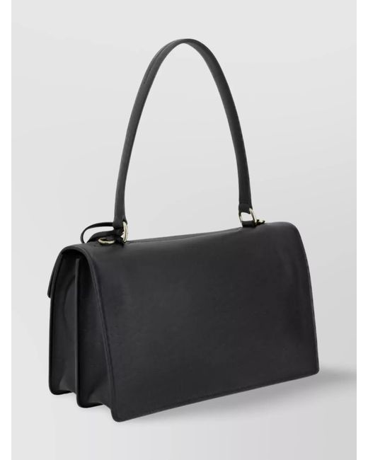 Prada Black Na Leather Shoulder Bag