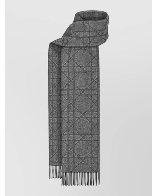 Dior Gray Scarf for men