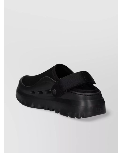 Ugg Black Peakmod Moulded Clogs Sandals for men