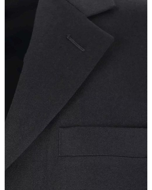 sunflower Black Tailored Blazer Chest Pocket Front Flap for men