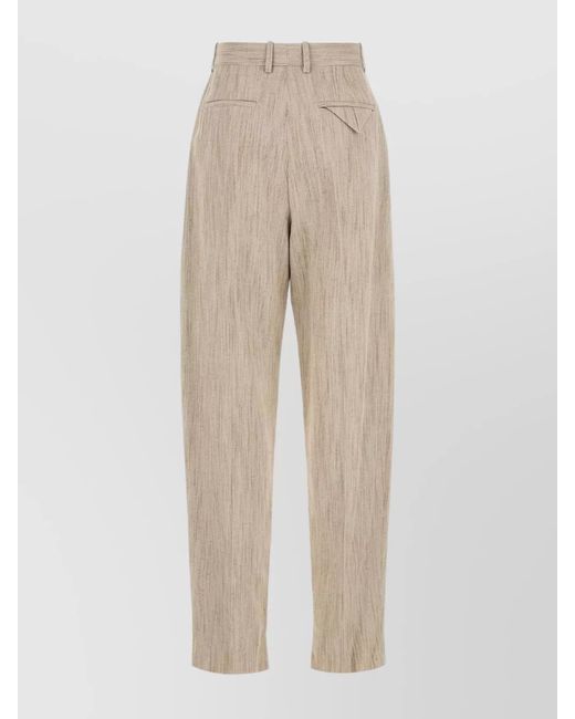Bottega Veneta Natural Tailored Trousers