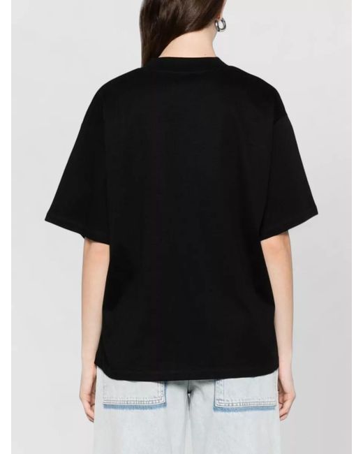 Herskind Black Larsson Cotton T-Shirt Relaxed Fit