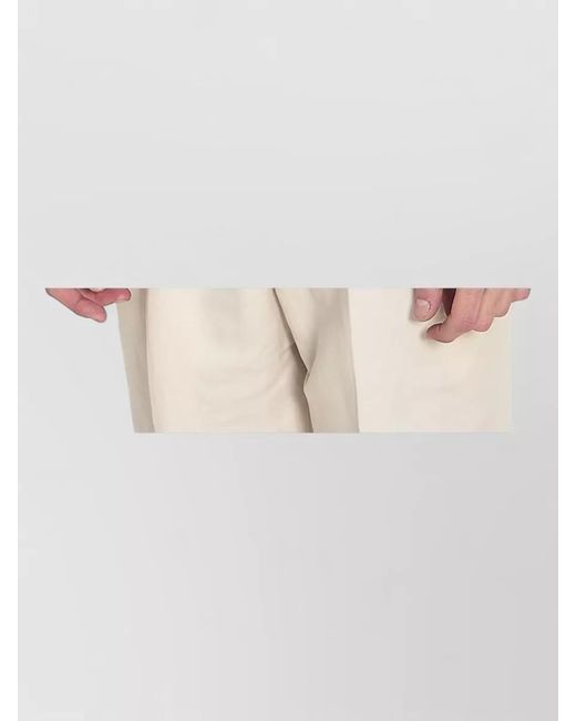 AMI Natural Oversized Cotton Long-Sleeve T-Shirt for men