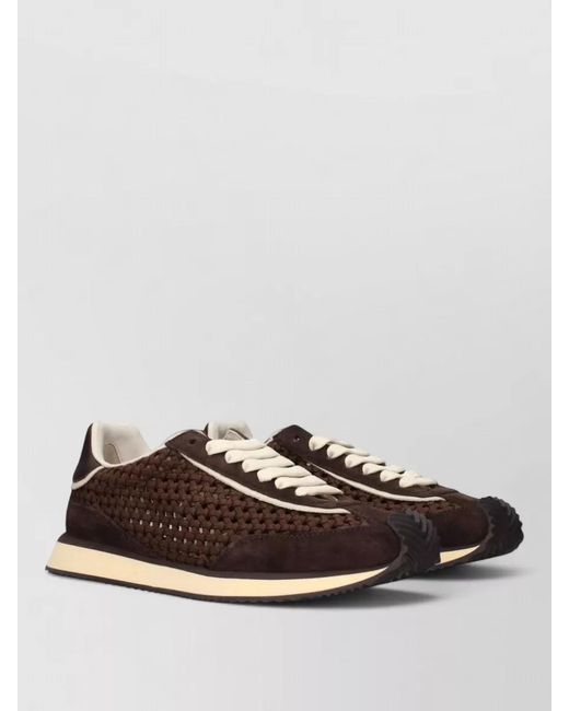 Dolce & Gabbana Black Suede Low-Top Sneakers for men