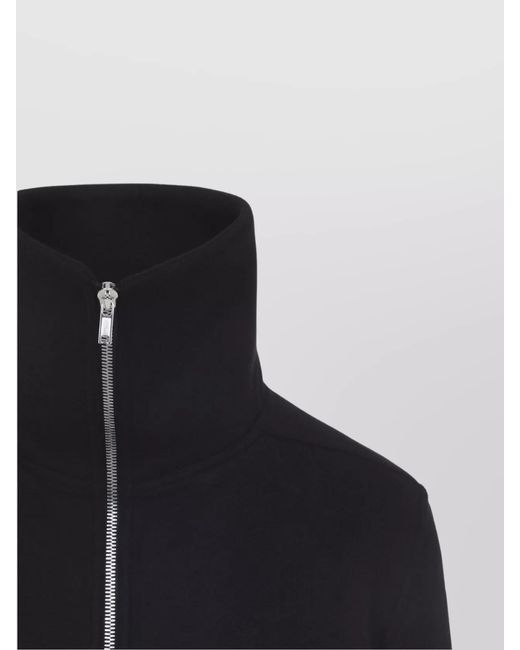 Rick Owens Blue Virgin Wool Bomber Jacket for men