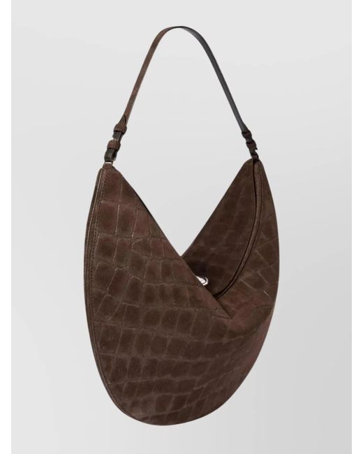 Jacquemus Brown Calf Leather Shoulder Bag