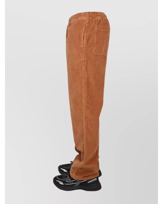 Stussy Brown Cotton Trousers