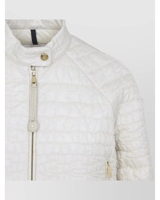 Moncler Natural Down Single-Breasted Coat