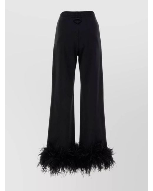 Prada Black Cotton Joggers