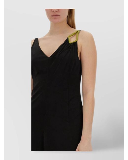 Lanvin Black Midi Dress