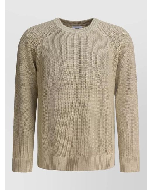 NN07 Natural Jacob 6470 Crewneck Sweater Raglan Sleeves for men