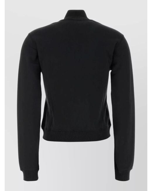 DIESEL Black Cotton Bomber Jacket