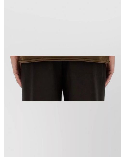 Uma Wang Brown Relaxed Fit Cotton T Shirt Round Neck for men