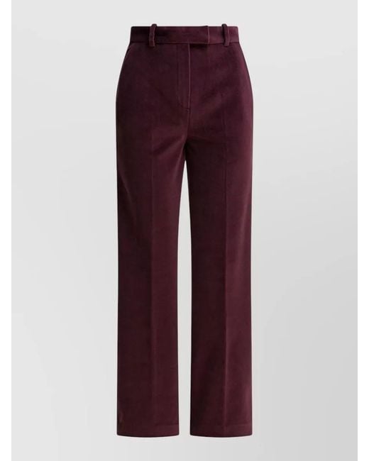 Circolo 1901 Red Wide-Leg Trousers