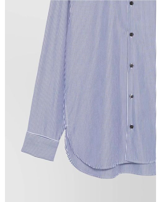 Dries Van Noten Purple Cotton Shirt for men