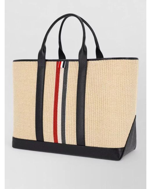 Thom Browne Black Shopper Bag