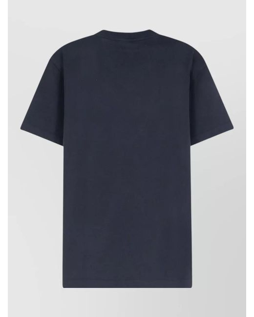 Dolce & Gabbana Blue Cotton Crew-Neck Short-Sleeve T-Shirt for men