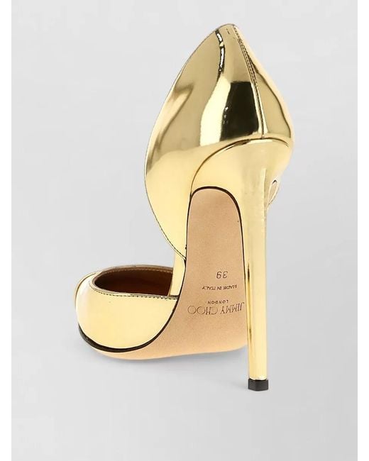Jimmy Choo Metallic Leather Heels