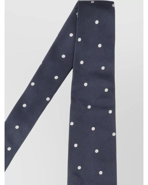 Lardini Blue Polka Dot Tie Soft Texture Adjustable Length for men