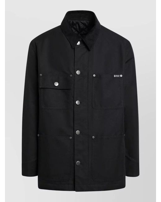 Prada Black Lightweight Jacket Long Sleeves Regular Fit for men