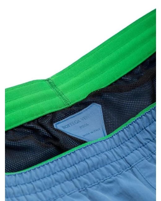 Bottega Veneta Blue Polyamide Swim Shorts for men