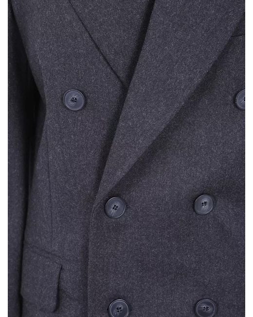 Victoria Beckham Blue Beatrice Tailored Double Breasted Jacket