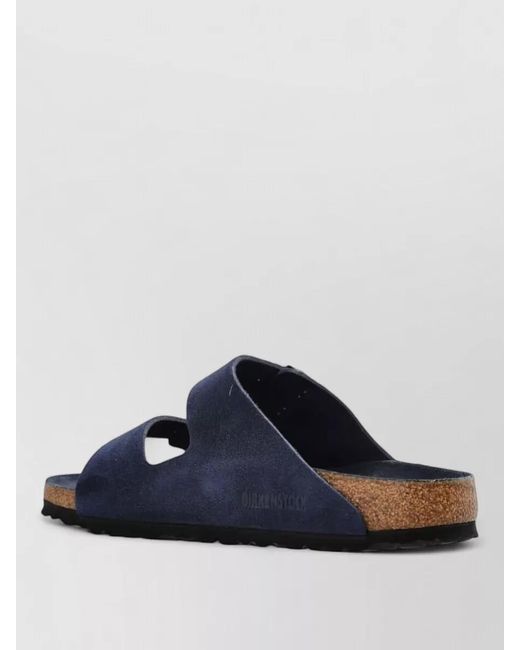Birkenstock Blue Flat Sole Open Toe Arizona Sandals