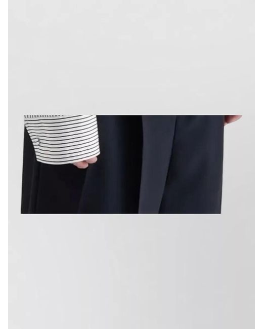 Jil Sander Black Layered Crew Neck Long Sleeve T Shirt for men