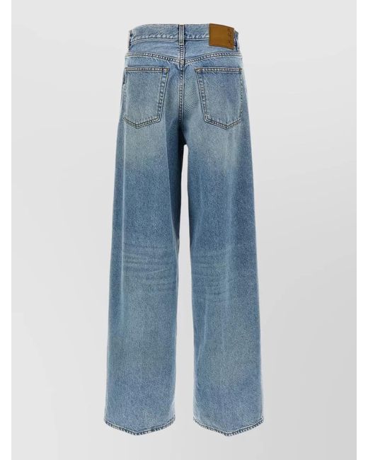 Haikure Blue Bethany Jeans Belt Loops Contrast Stitching