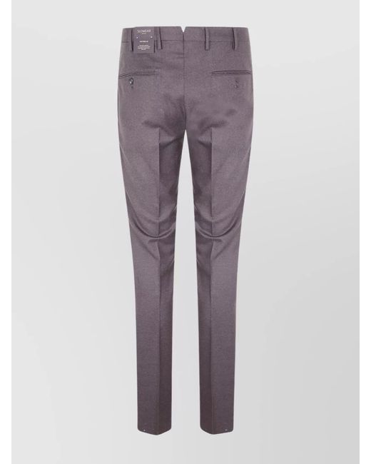 Incotex Purple Slim-Fit Tailored Trousers for men