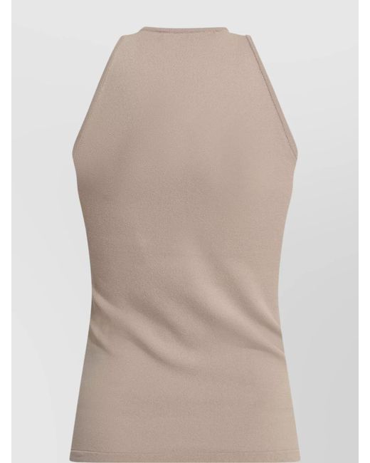 Max Mara Natural Viscose Tank Top