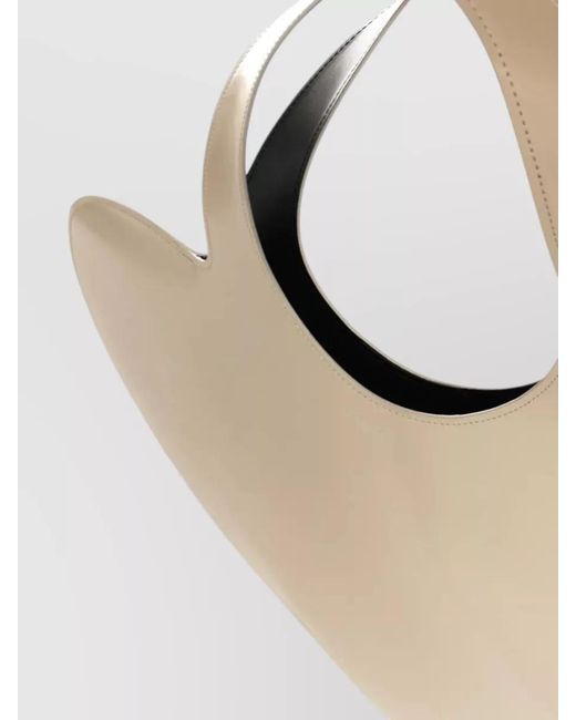 Coperni Natural Heart Leather Tote Bag