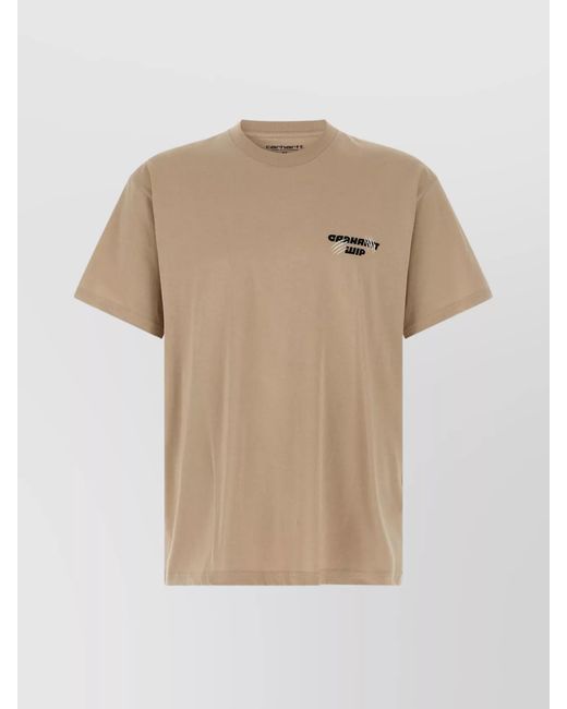 Carhartt Natural Organic Cotton Logo Print Short-Sleeve T-Shirt for men