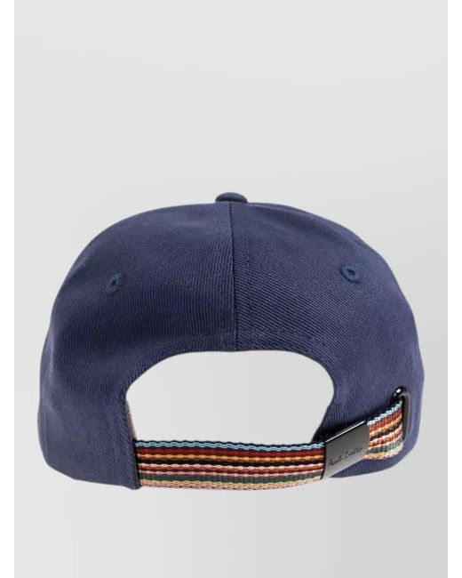Paul Smith Blue Signature Stripe Cotton Baseball Cap for men