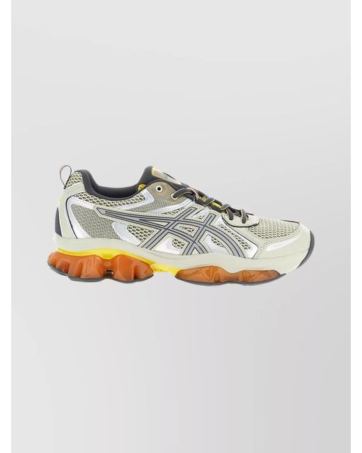 Asics Multicolor Synthetic Leather Low-Top Sneakers