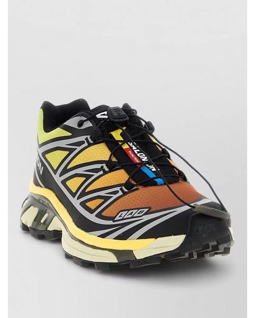 Salomon Multicolor Xt6 Mesh Upper Rubber Outsole Sneakers for men