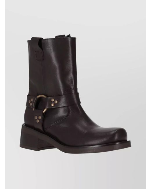 P.A.R.O.S.H. Black Leather Boots
